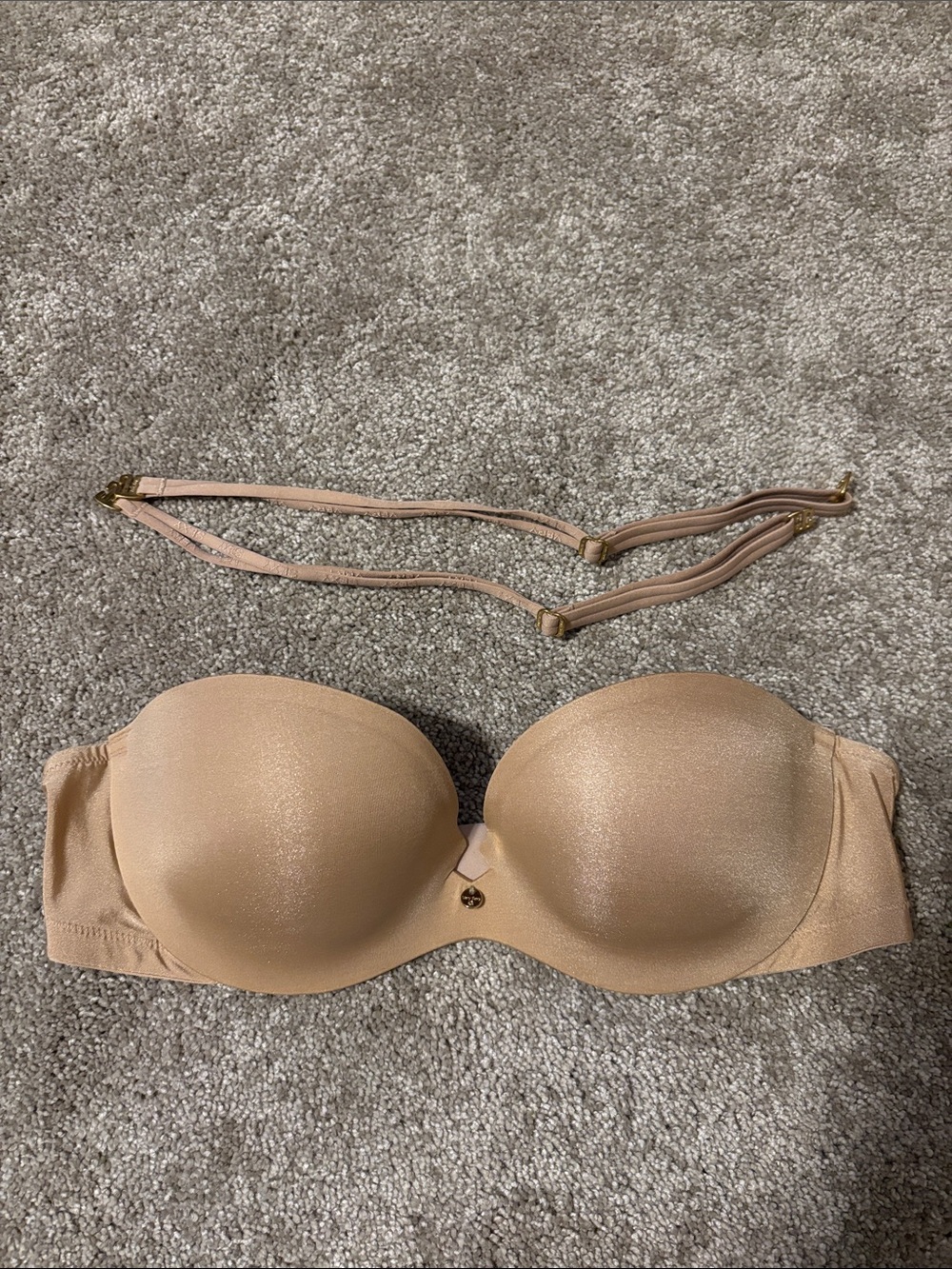 Victoria's Secret Very Sexy Nude Strapless Convertible Bandeau Bra